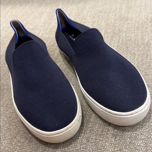 Rothy’s Original Slip On Sneaker Navy Size 7.5 - Picture 2 of 7